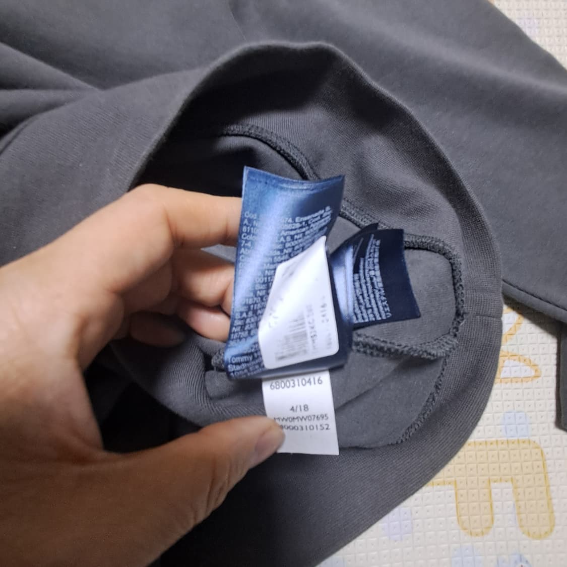 타미힐피거 맨투맨 진그레이 S(약90~95)상태상급 상품이미지8