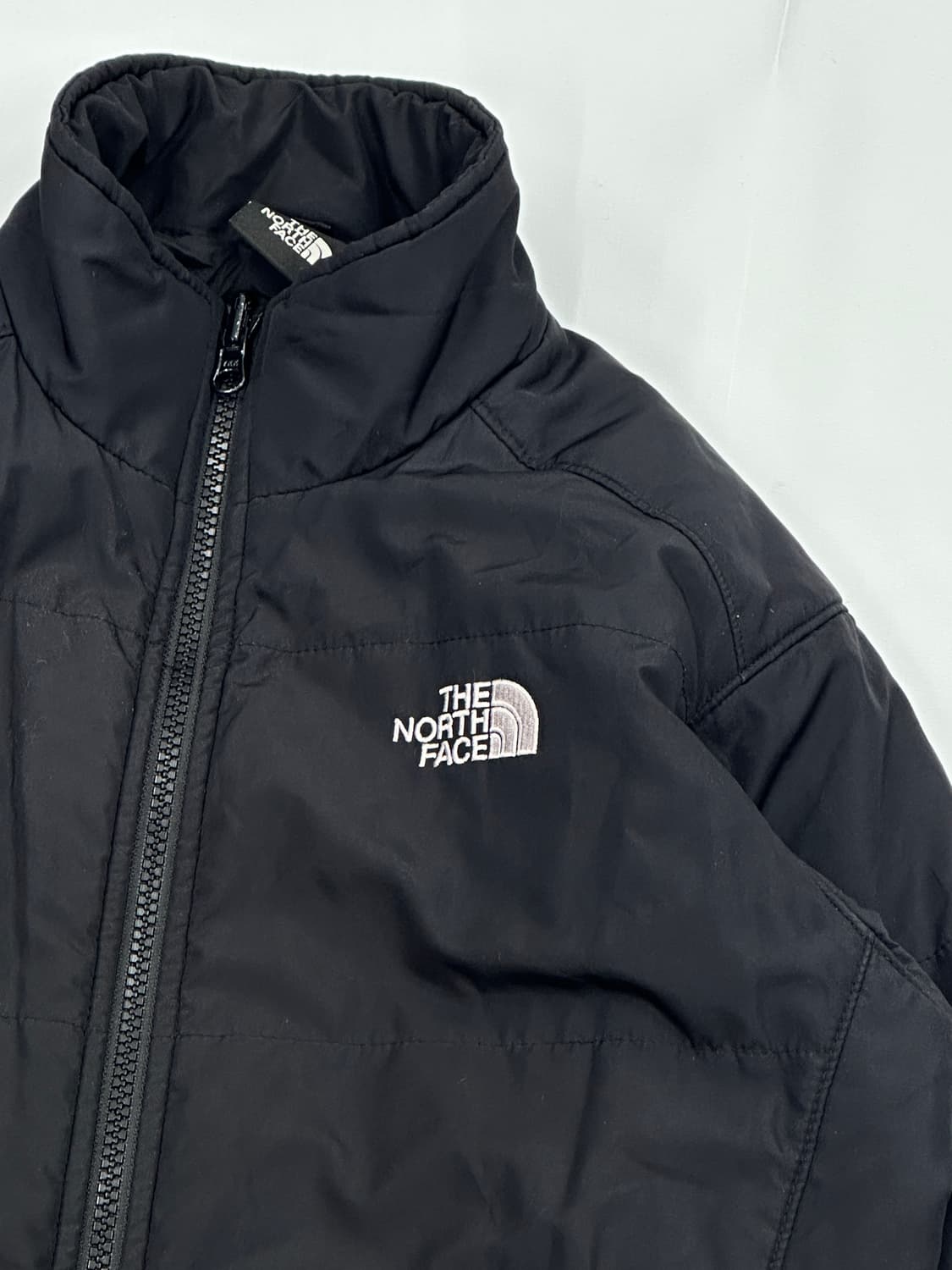 재팬 노스페이스 블랙 누빔 경량 패딩 아우터 스포티 캠퍼 바람막이 상품이미지5