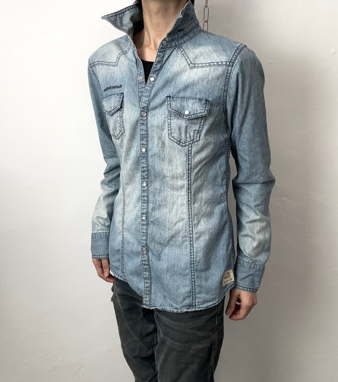 Harley Davidson Wing Embroidered Denim S 상품이미지6