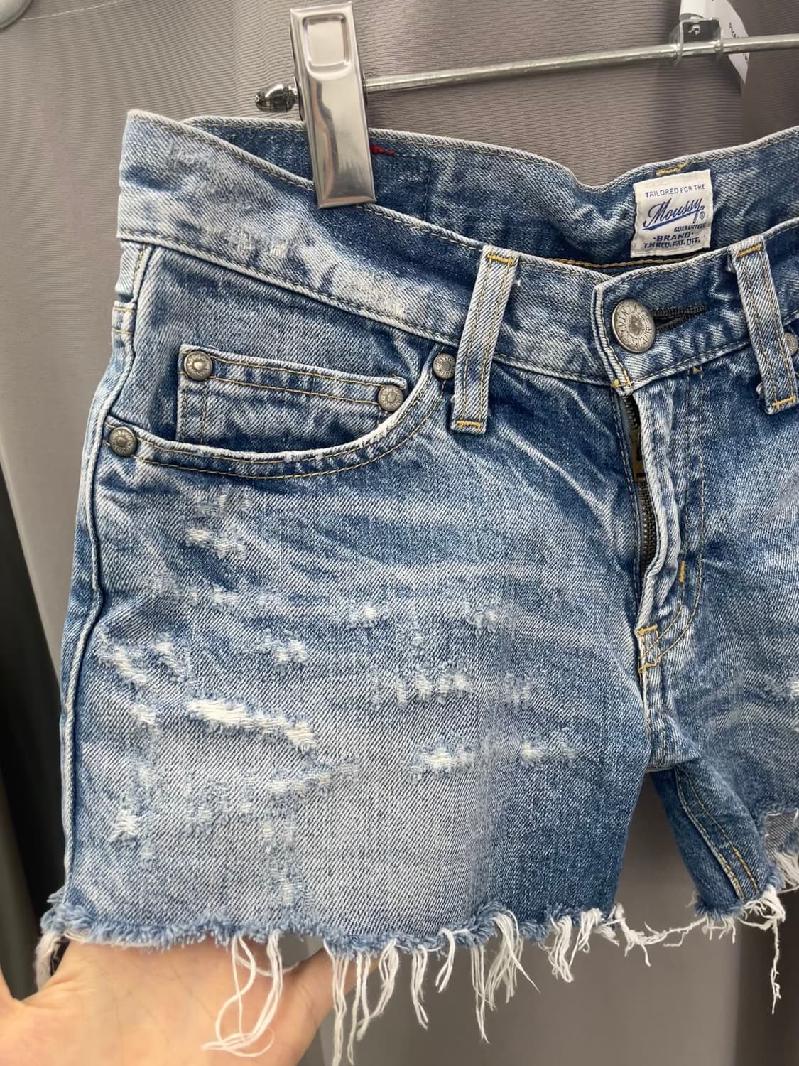 데님 하프 팬츠 상품이미지2