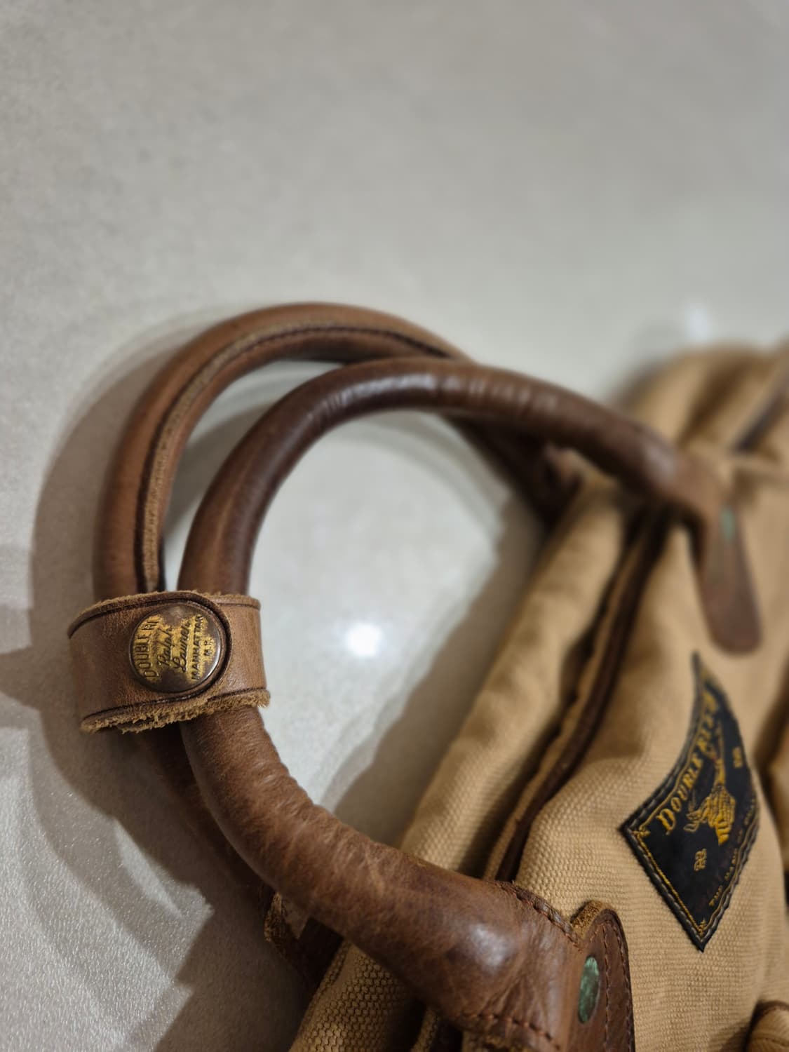 RRL 레더트림 캔버스 브리프케이스 상품이미지8