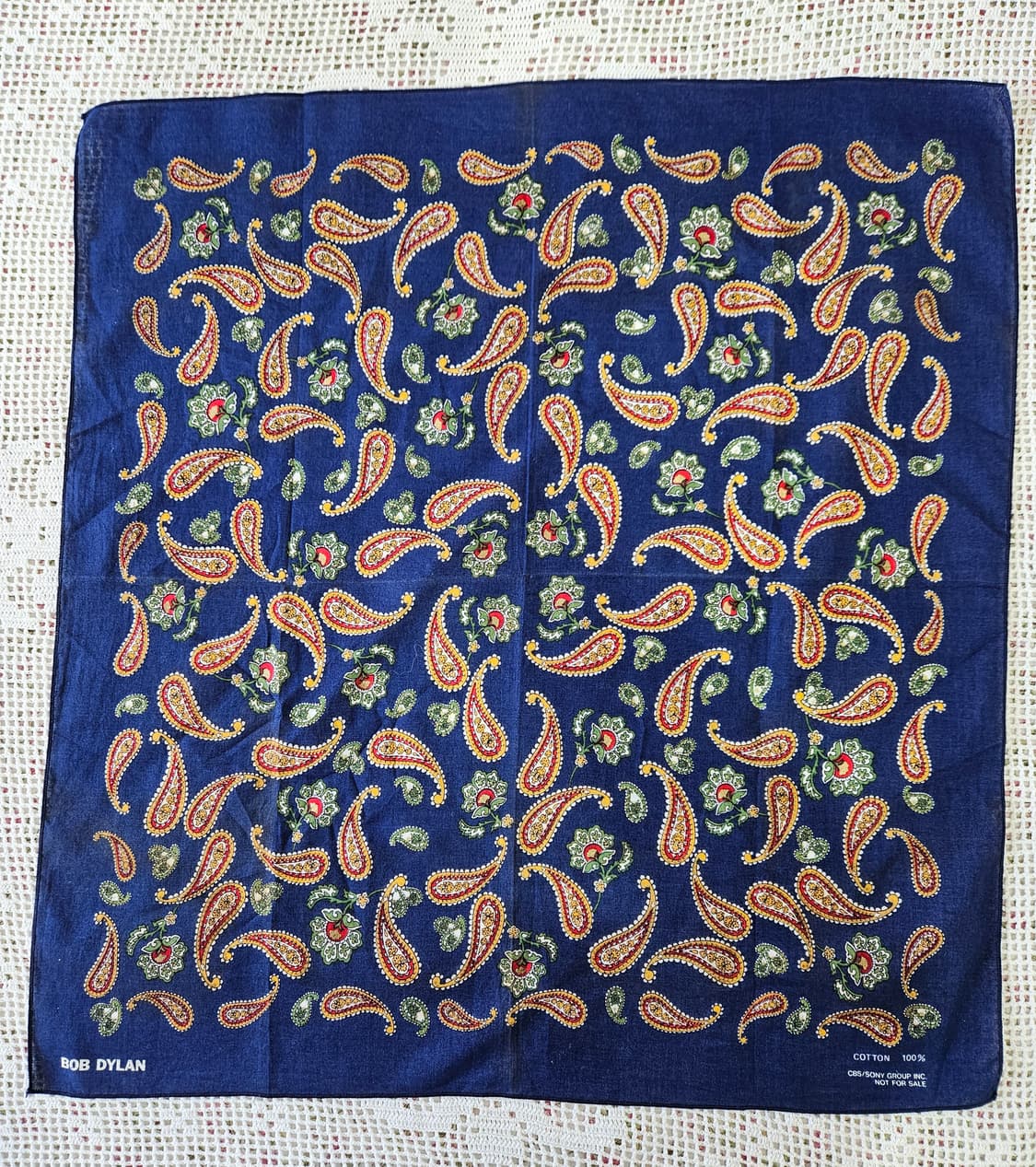 밥 딜런(Bob Dylan) 페이즐리 프로모션  손수건 상품이미지2