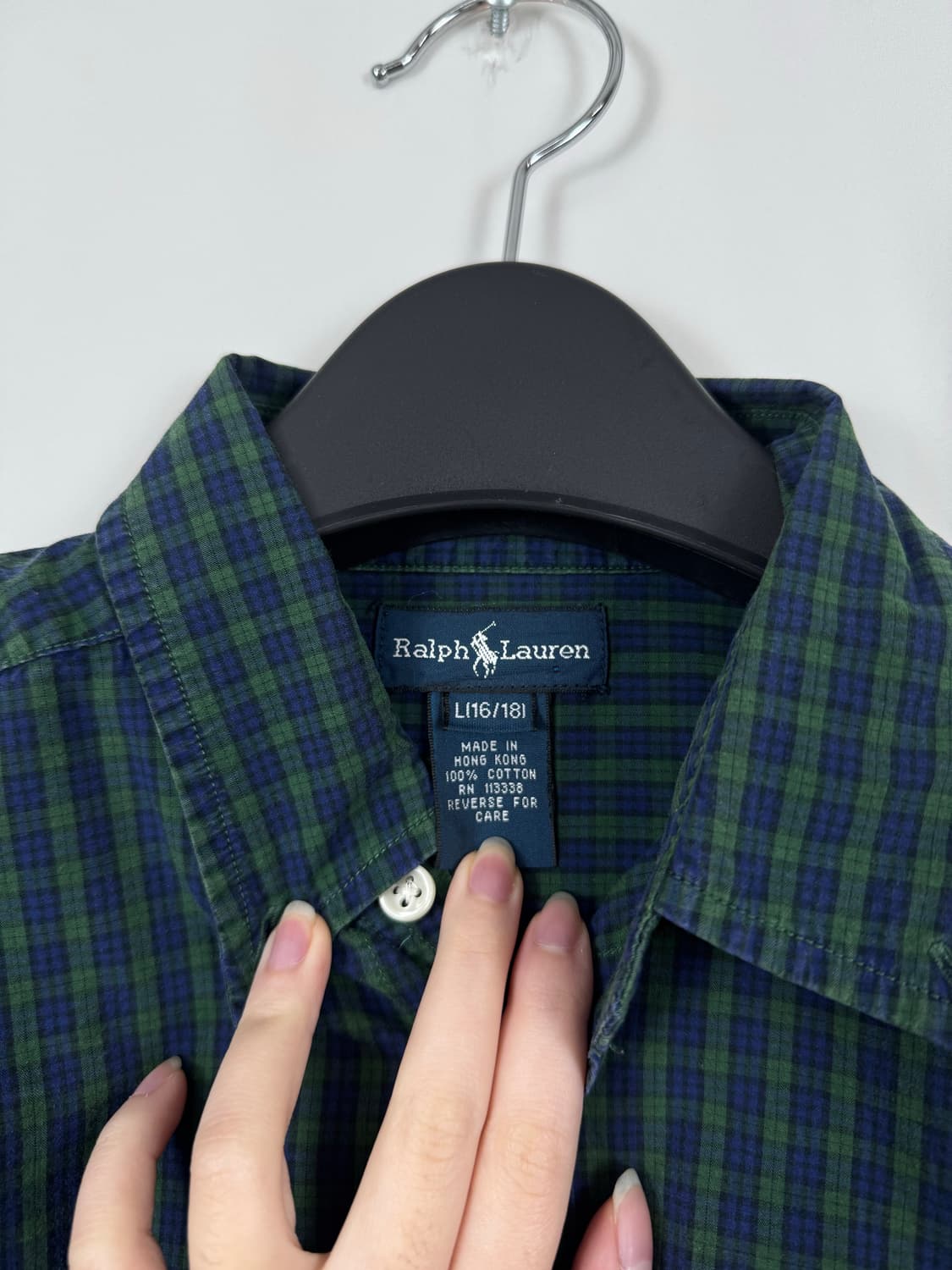 b99) 폴로랄프로렌 체크 셔츠 상품이미지3