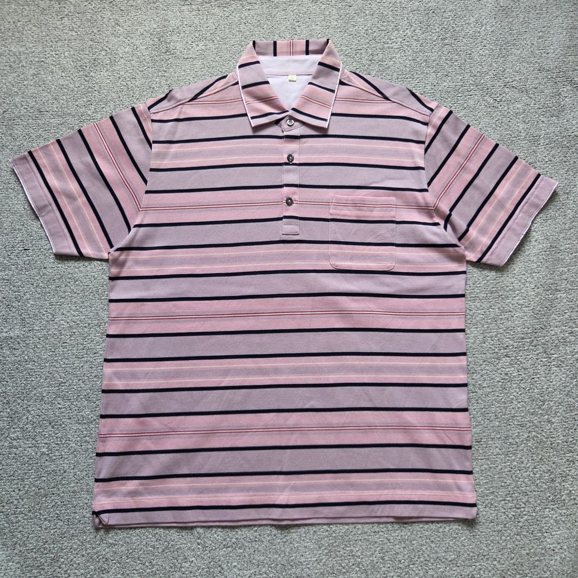 Topvalu Japan 카라넥 반팔 티셔츠 L(100) 상품이미지1