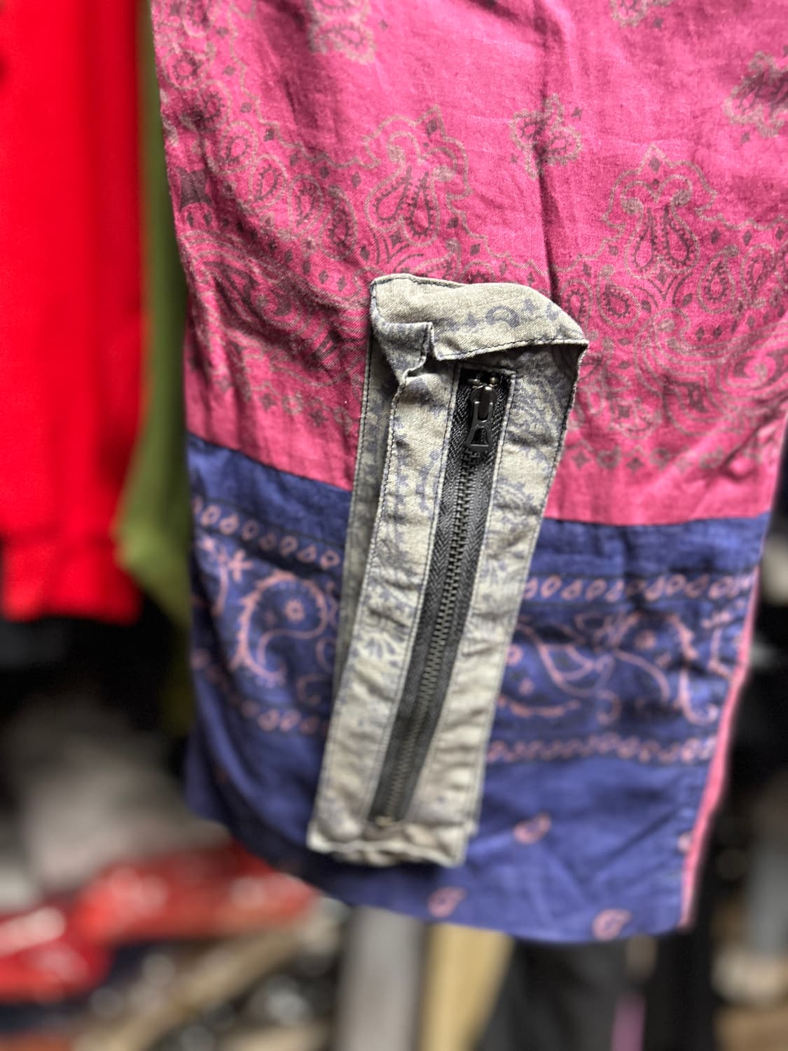 칠드런오브더 디스코댄스 빈티지 반다나 패치워크 본디지 팬츠 3 상품이미지8