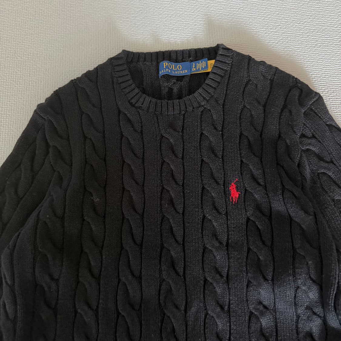 폴로 랄프로렌 케이블 니트 코튼 스웨터 상품이미지2