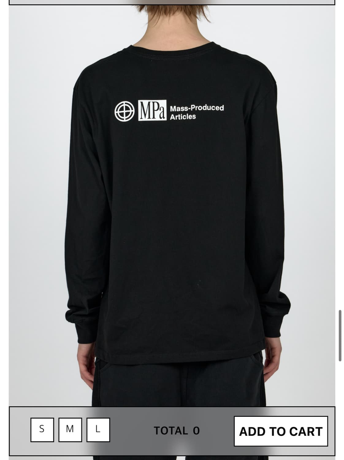 MPa LONG SLEEVE (BLACK) [M] 상품이미지1