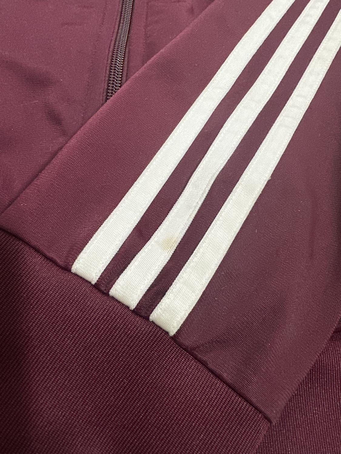아디다스 파이어버드 트랙탑 버건디 상품이미지3