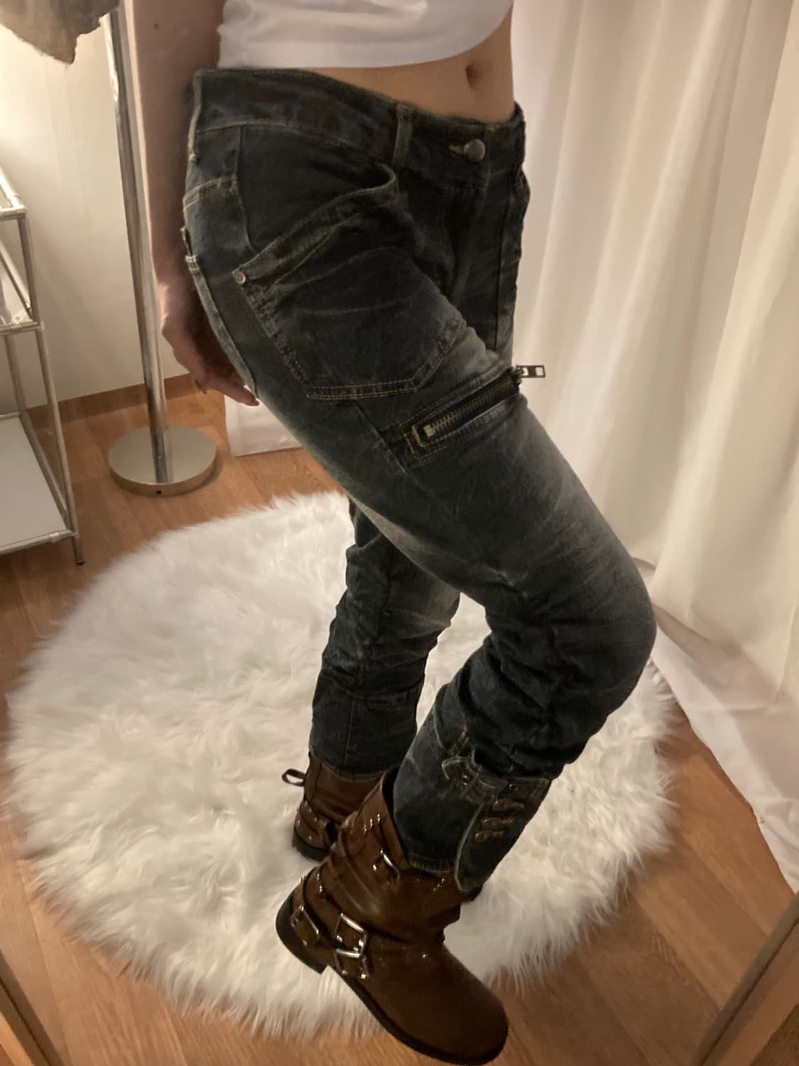 denim capri pants 상품이미지2