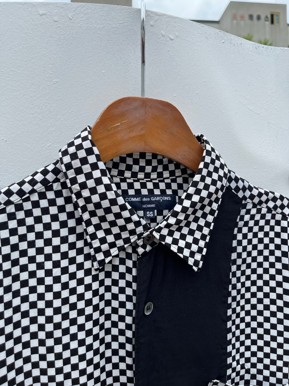 Comme des garcons Homme 체커보드 셔츠 상품이미지2