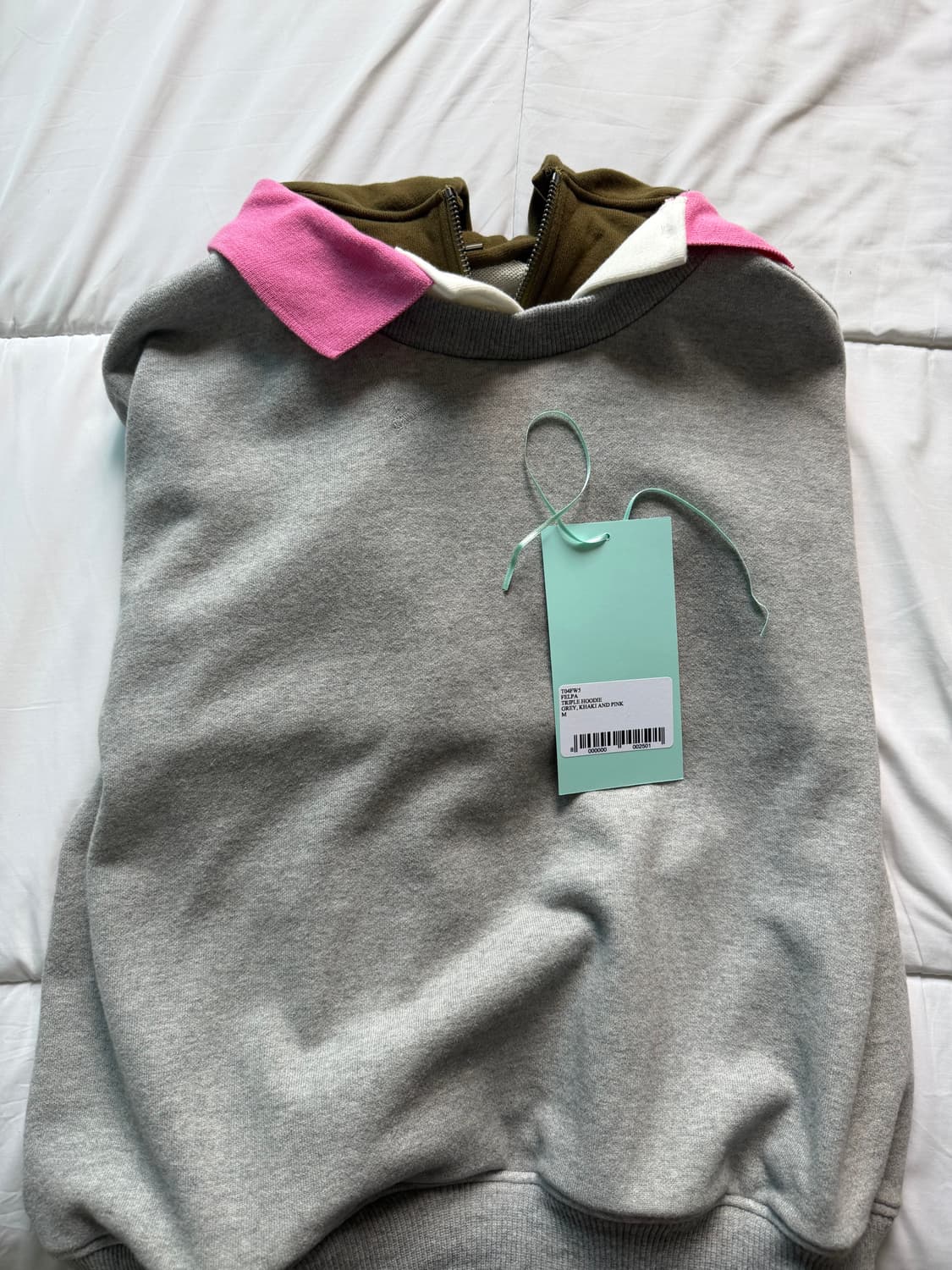 [M] 어거스트바론 트리플후드 그레이 augustbarron 상품이미지8