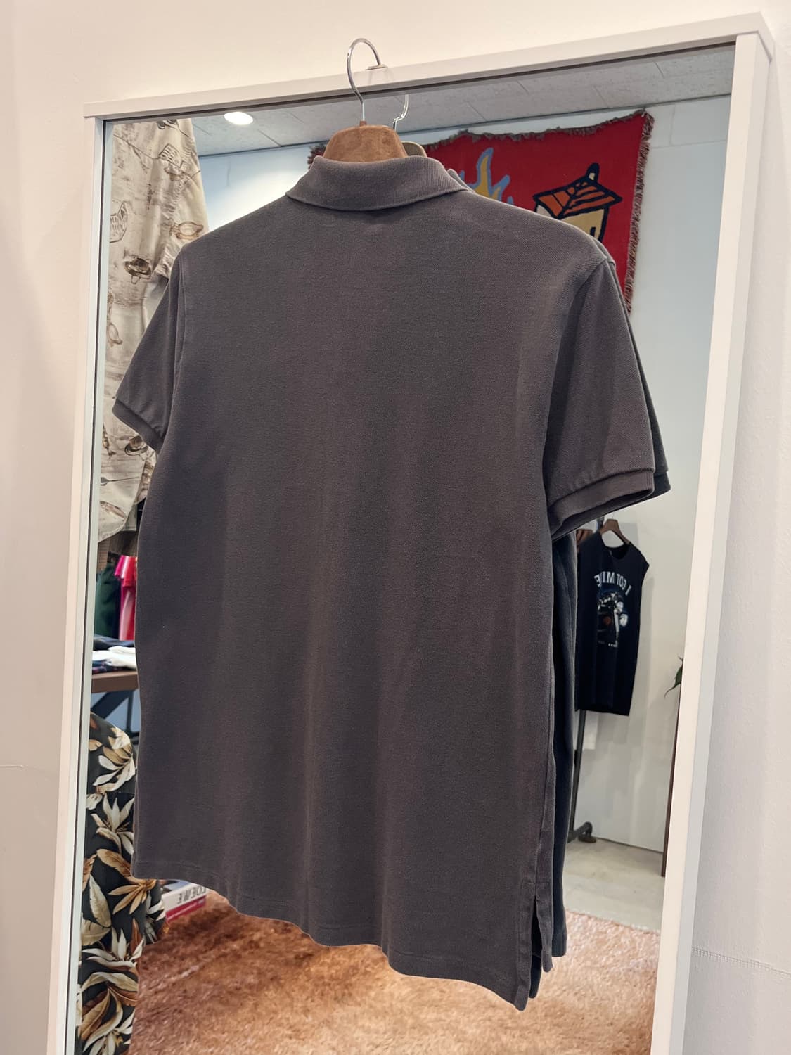 Polo RL 폴로 랄프로렌 카라티 pk 반팔 티셔츠 (charcoal) 상품이미지3