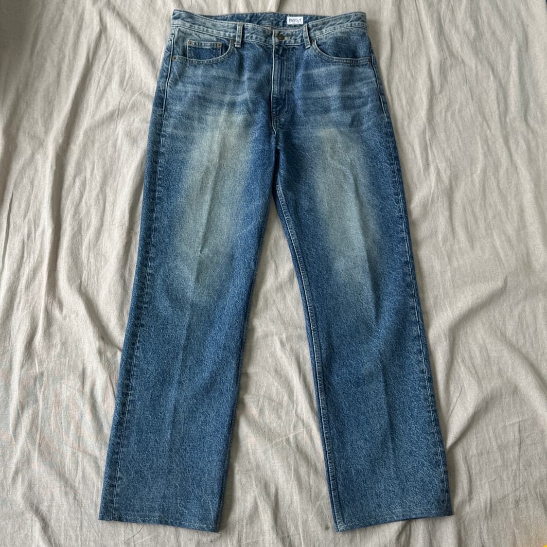 모드나인 mod6 샌드워싱 데님팬츠 33 상품이미지1