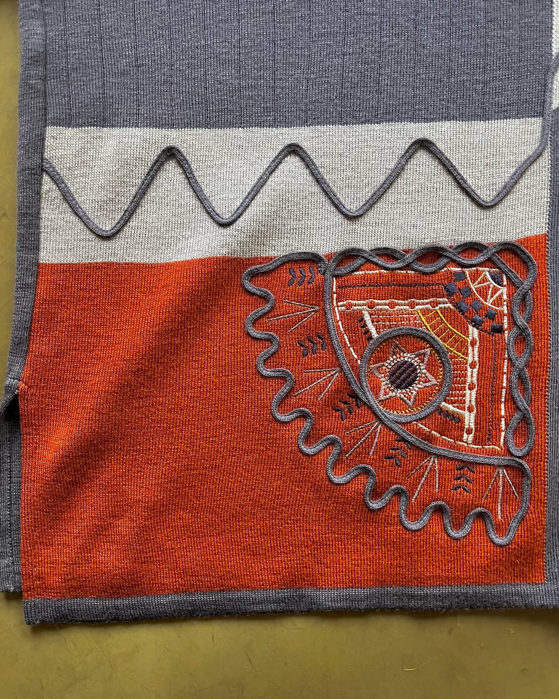 JPN Vintage 3D Embroidery Wool Knit 상품이미지6