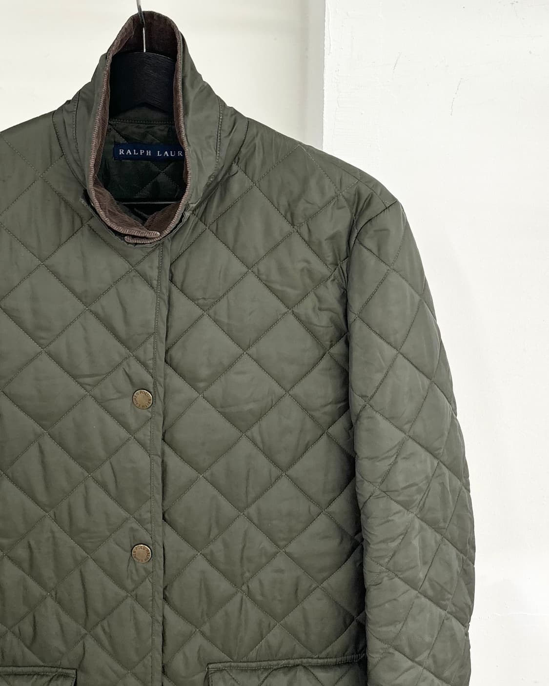 랄프 로렌 카키 퀼팅 점퍼 상품이미지4