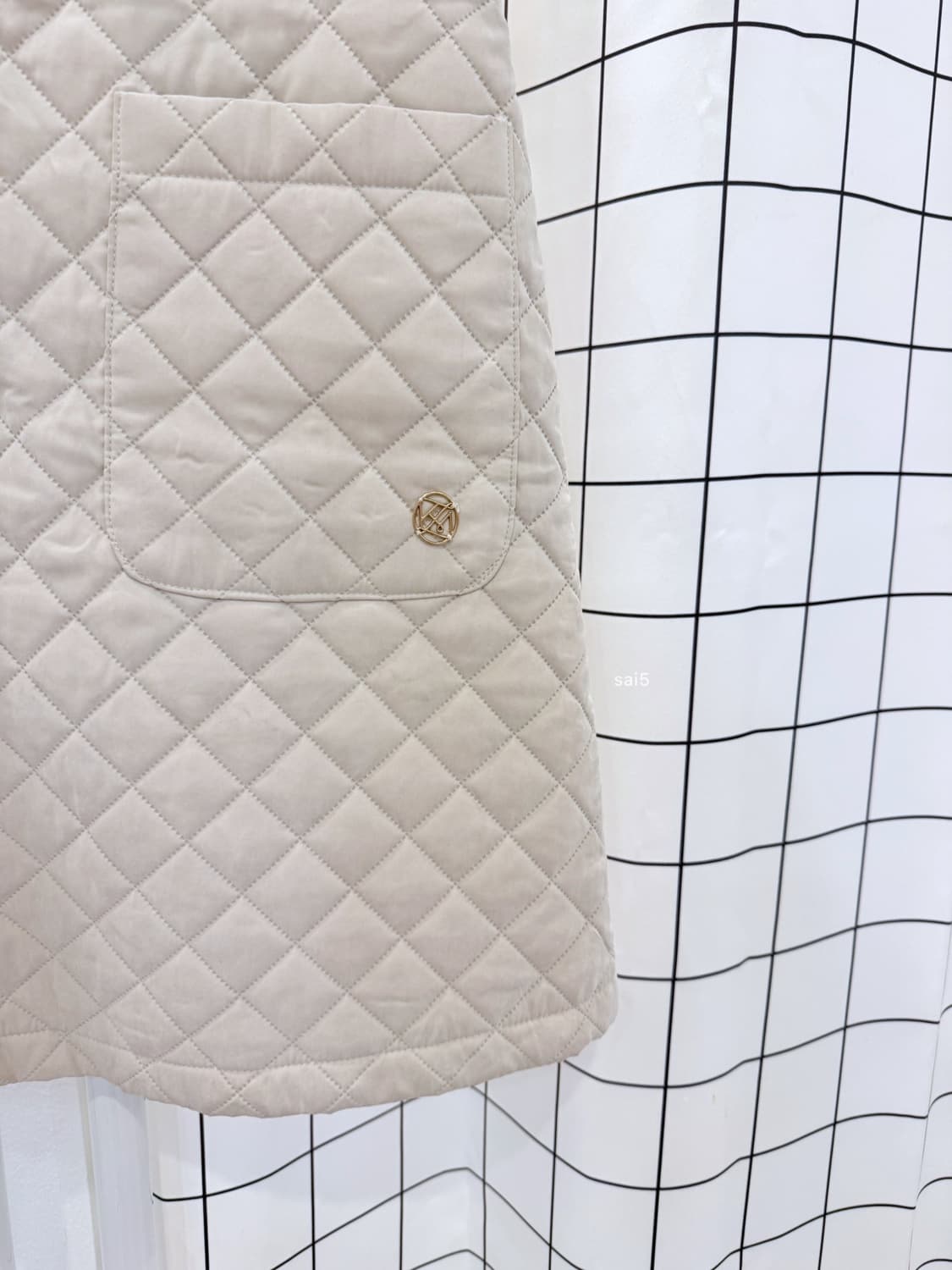 KUME 쿠메 퀼팅 뷔스티에 원피스  상품이미지5