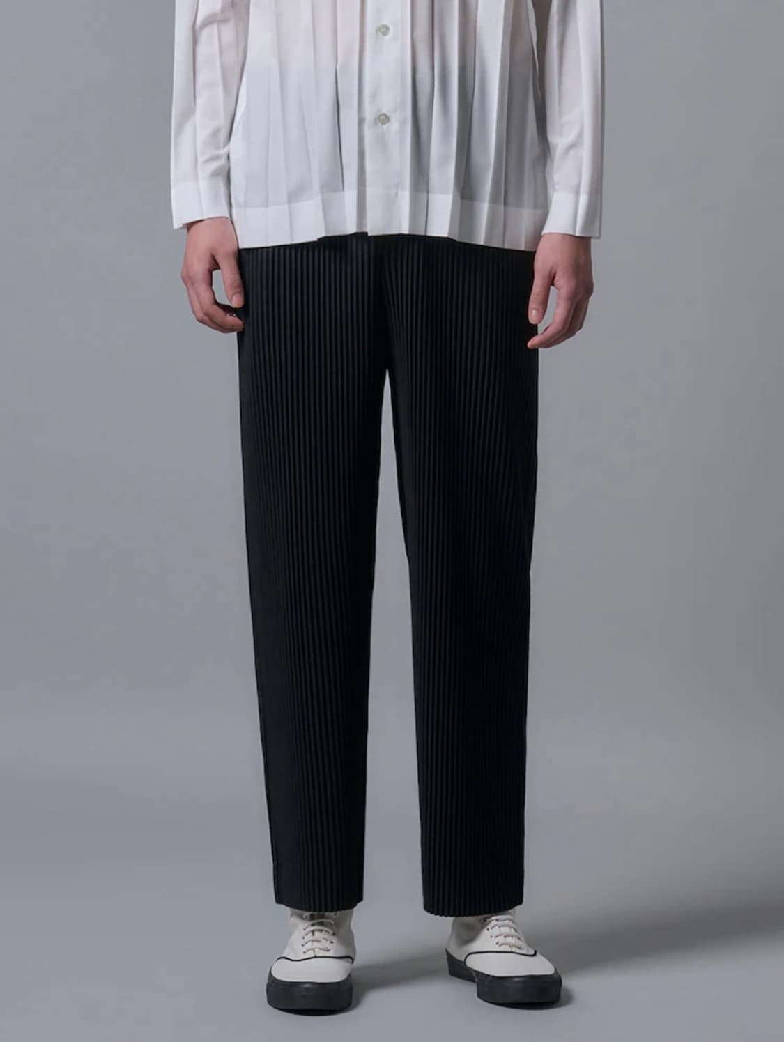 옴므플리세 베이직 스트레이트 팬츠 상품이미지1