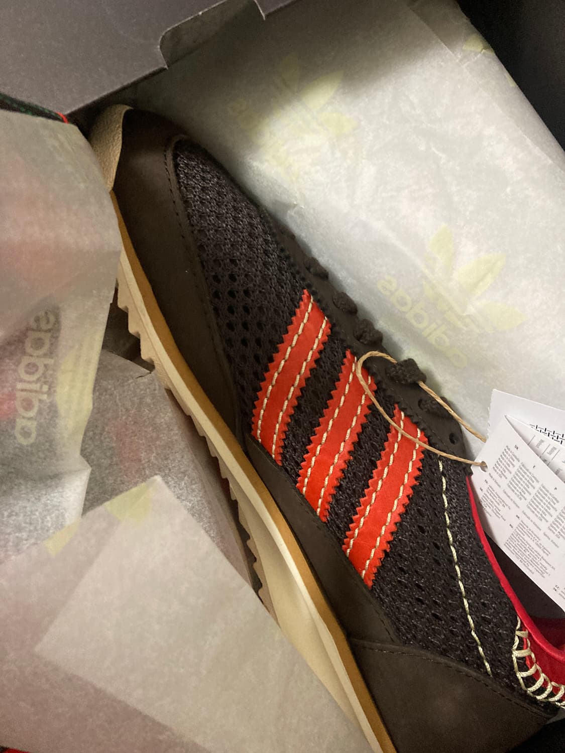 아디다스 x 웨일스 보너 SL 72 니트 브라운 상품이미지1