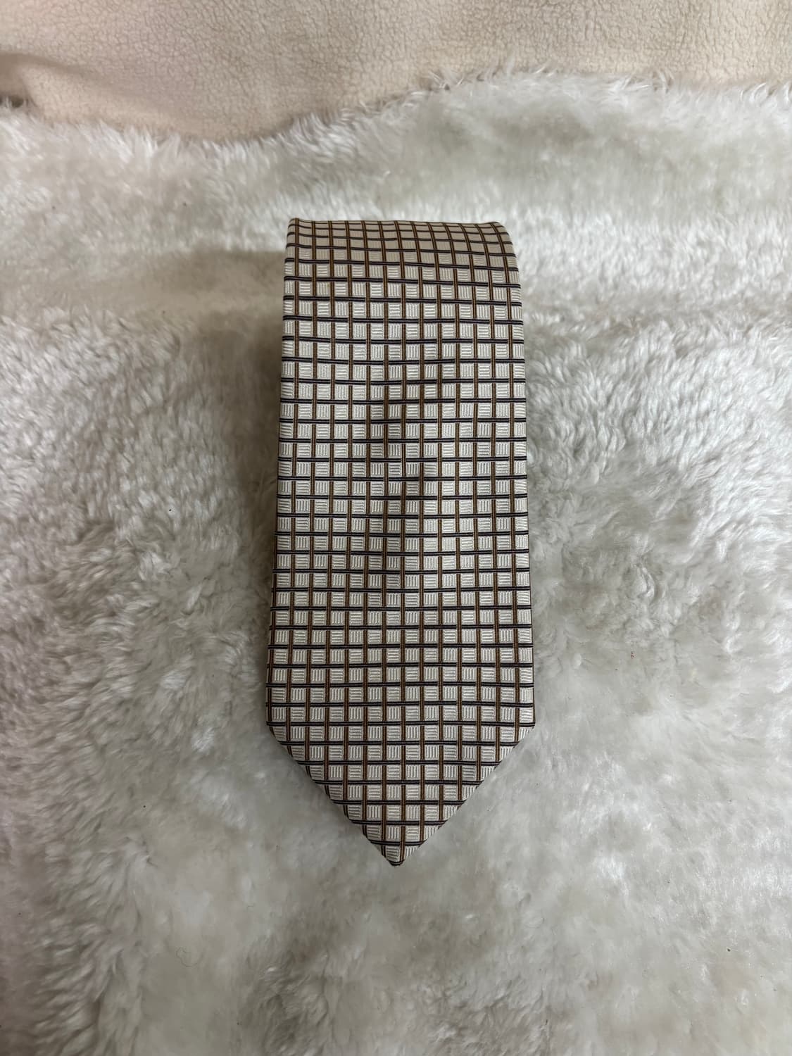 버버리 런던(Burberry London)클래식한 체크 패턴 실크 넥타이 상품이미지1