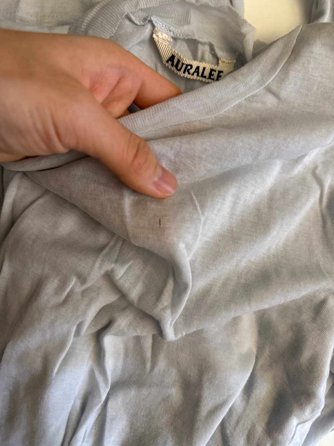 오라리 슈퍼 하이게이지 시어 립 (시스루 이너) 티셔츠 상품이미지3