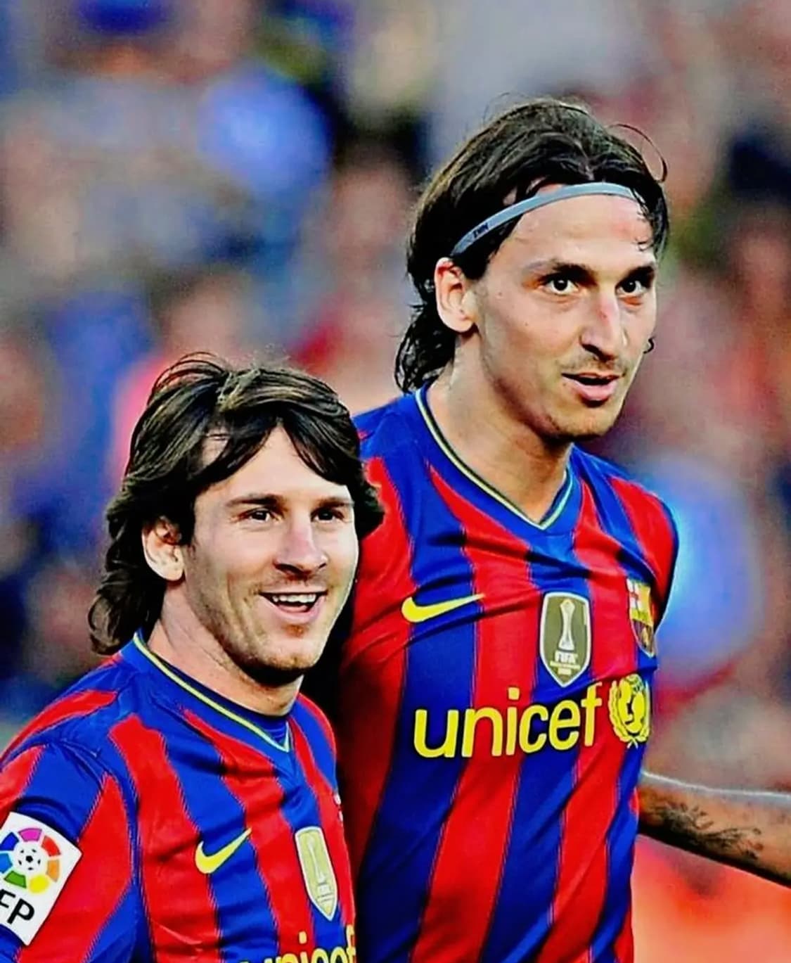 09-10 바르샤 홈 즐라탄 이브라히모비치 유니폼 L 레플리카 상품이미지10