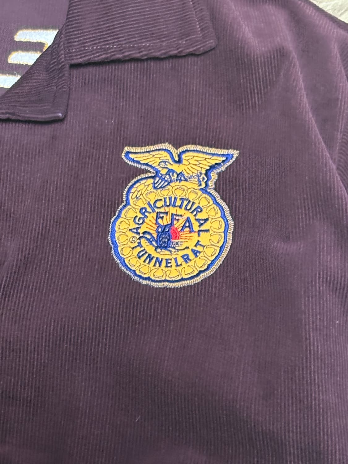 [L~XL] FFA자켓 버건디 텍사스 상품이미지2