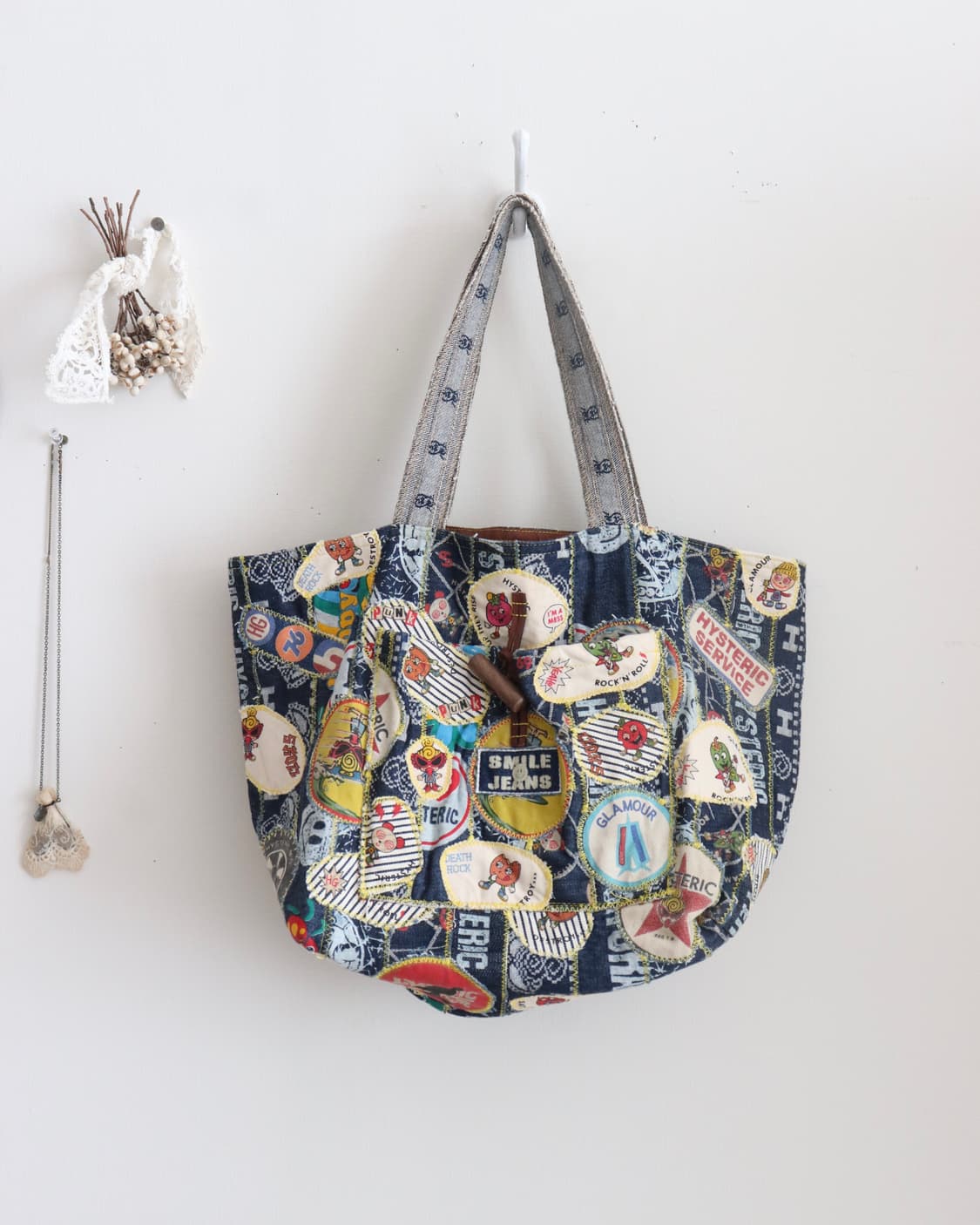 [Hysteric Mini] Patchwork Denim Tote Bag 상품이미지2