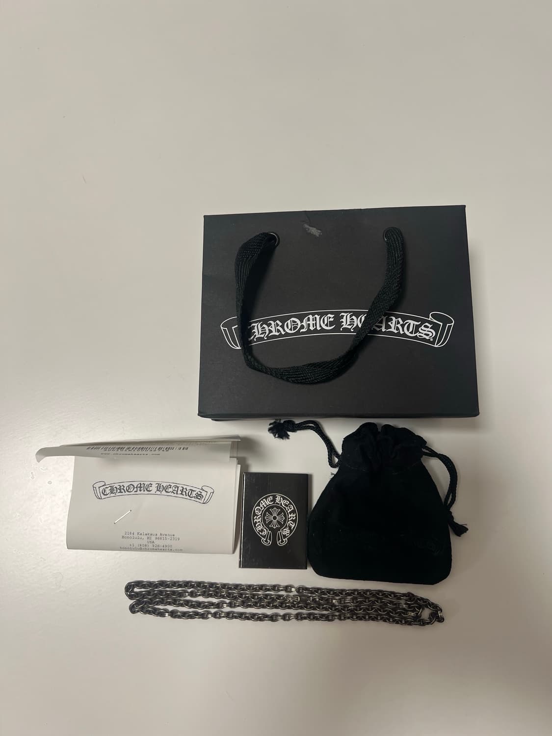 크롬하츠 페이퍼체인 30인치 상품이미지1