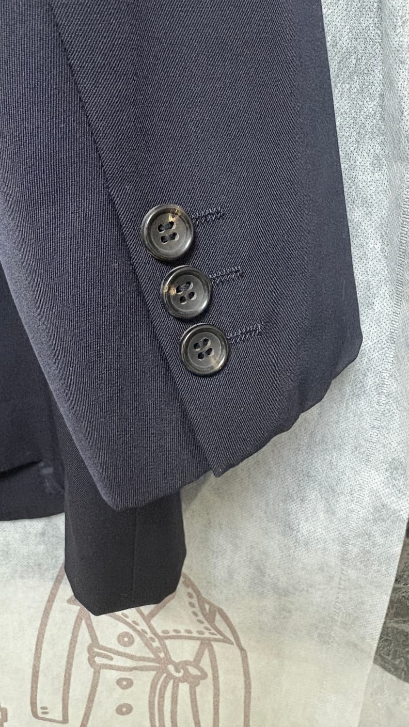 꼼데가르송 옴므 네이비 울 자켓 M 상품이미지4