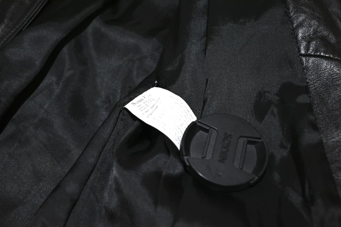 Armani jeans 90s leather padded coat 상품이미지8