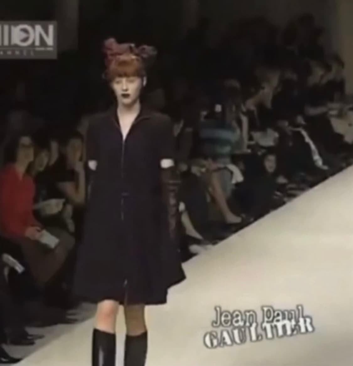 장폴고티에 1999aw 런웨이 울 원피스 상품이미지4