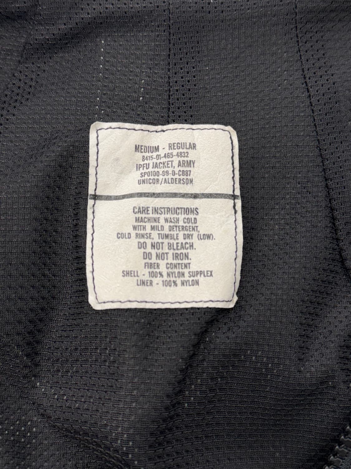 U.S.ARMY 미육군 IPFU 윈드브레이커 자켓 상품이미지7