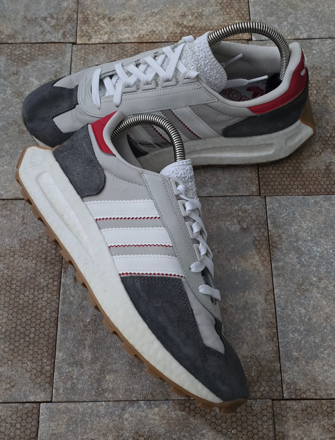 (270)아디다스 레트로피 e5 그레이 화이트 상품이미지8