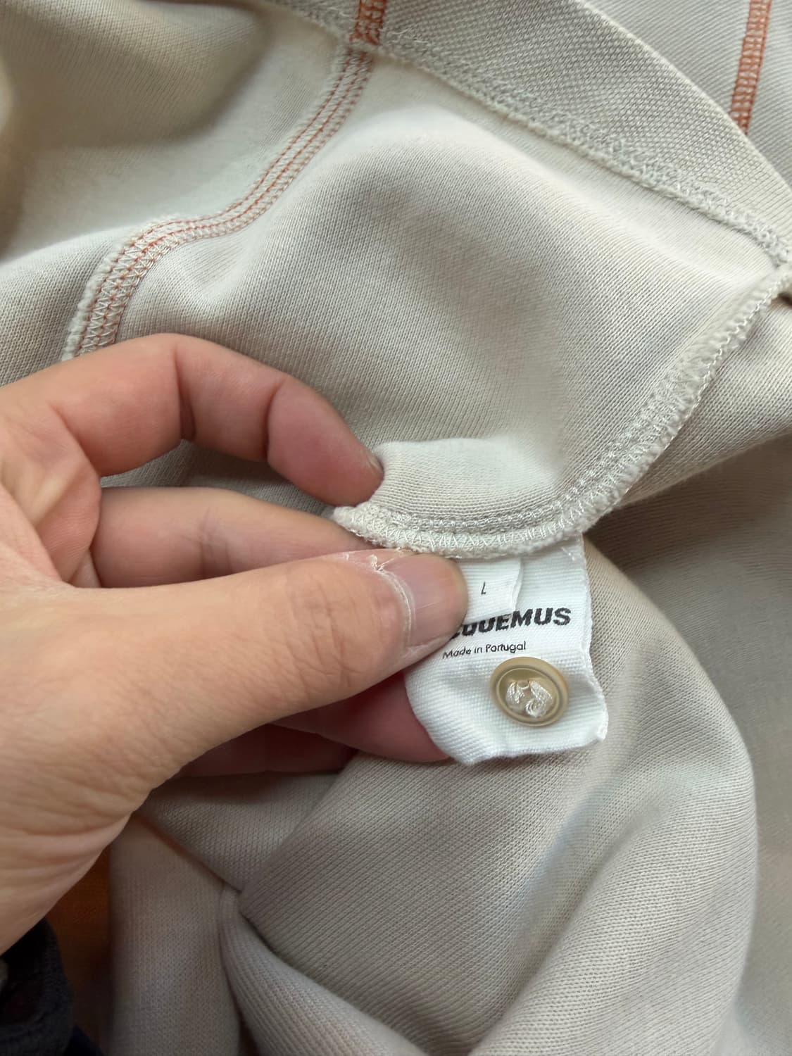 L/ 자크뮈스 바닐라 심 디테일 폴로 반팔 상품이미지9