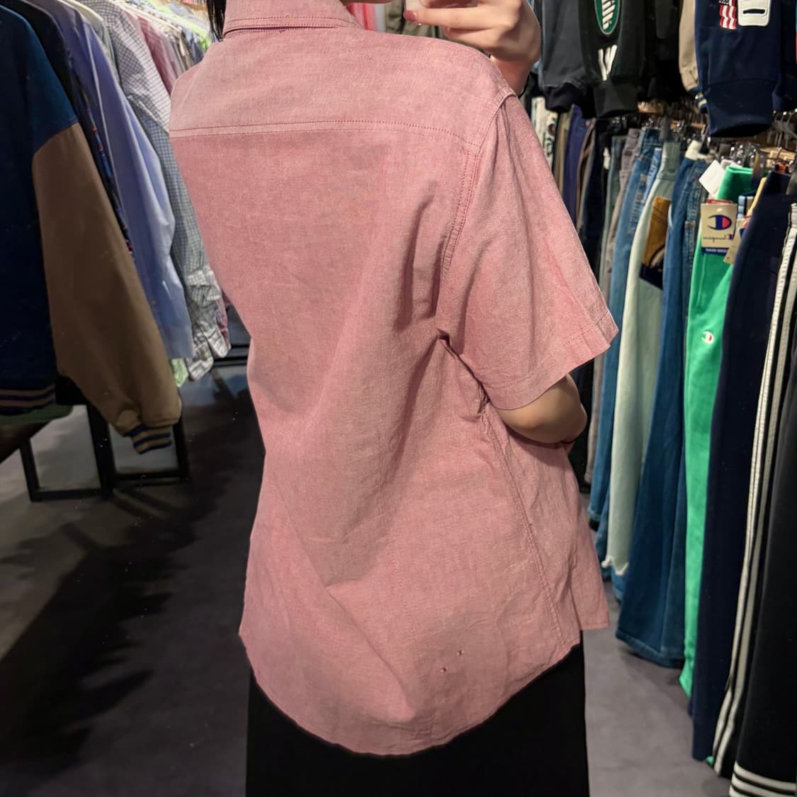 [IM] Carhartt 칼하트 반팔 워크 셔츠 핑크 상품이미지7