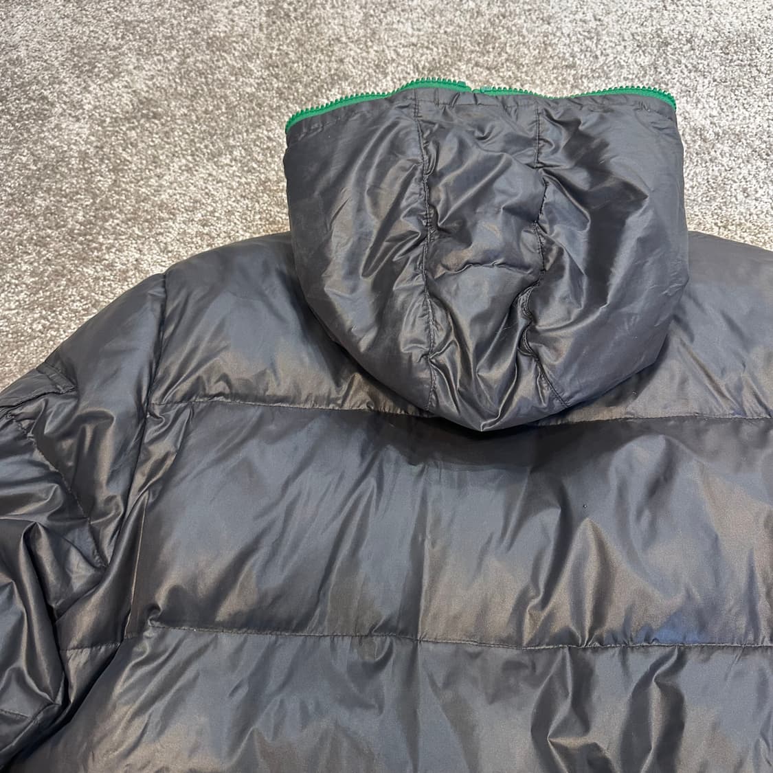 타미힐피거 블랙 무광 다운 패딩L 상품이미지10
