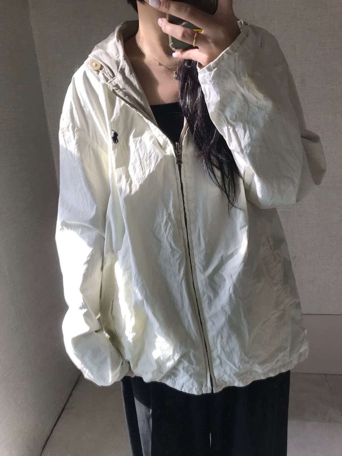 폴로 아이보리 베이지 리버시블 자켓 상품이미지5