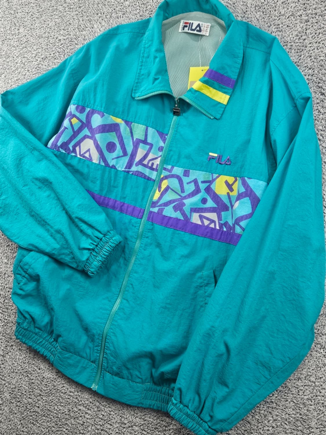 7~80's ITALY FILA 올드스쿨 바람막이 자켓 (L)/11604 상품이미지6