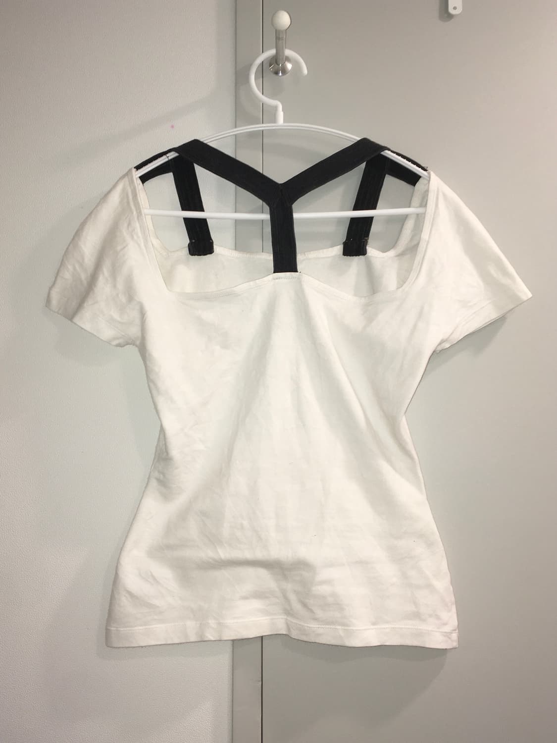 made in italy 유럽빈티지 컷아웃 티셔츠 상품이미지1