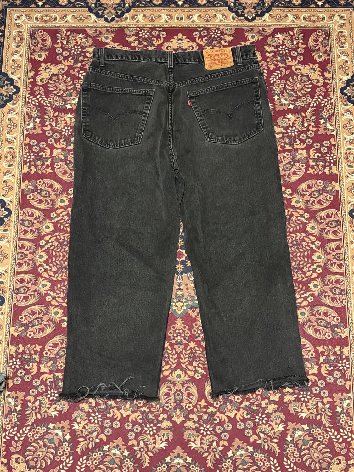 [38] 빈티지 01 리바이스 550-0260 블랙 데님팬츠 상품이미지2