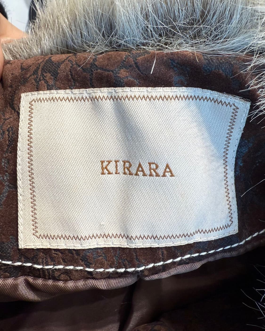 키라라 브라운 퍼 무스탕 자켓  상품이미지8