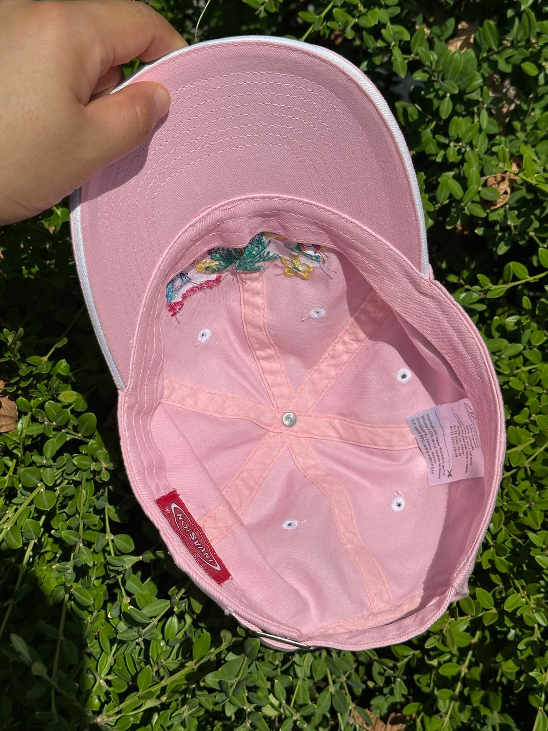 [F] 빈티지 핑크 볼캡 모자 상품이미지7