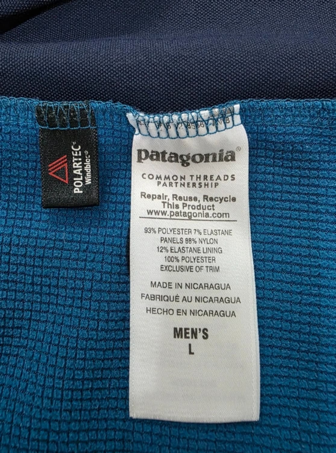 파타고니아 바람막이 자켓 L 네이비 상품이미지8