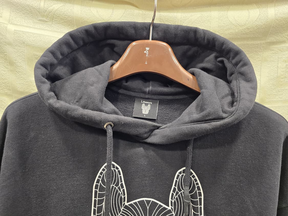 라이프워크 기모 강아지 후드티 티셔츠 100 상품이미지2