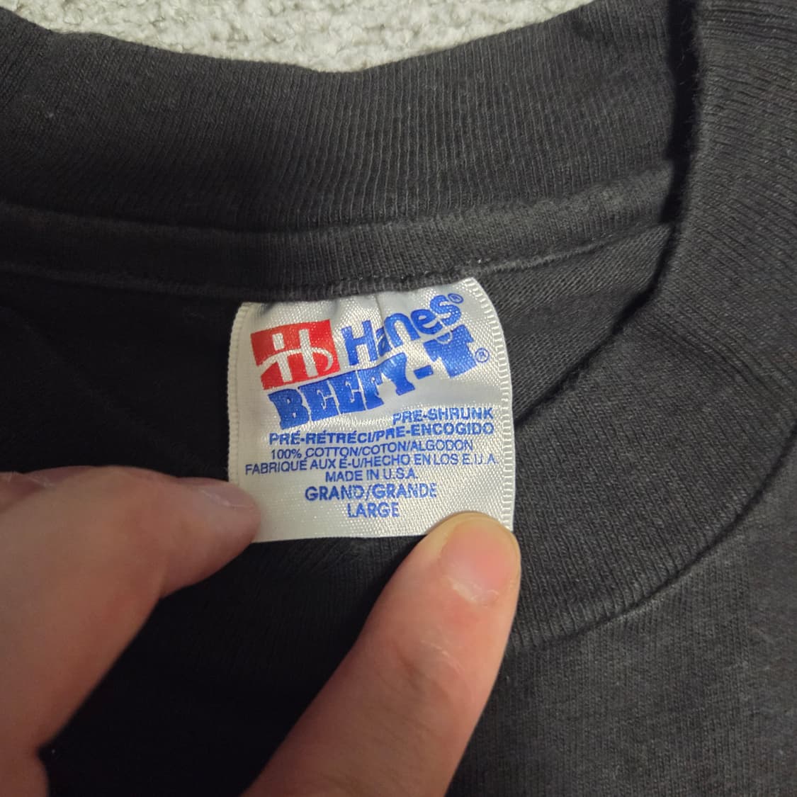미국제 90s Hanes 헤인즈 반팔 티셔츠 L(100) 상품이미지4