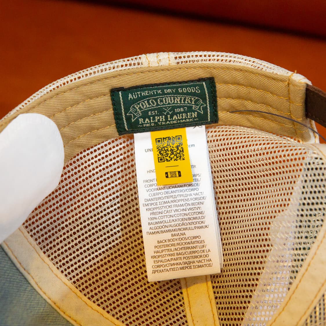 폴로 컨트리 라이트 워시드 데님 트러커 캡 상품이미지5