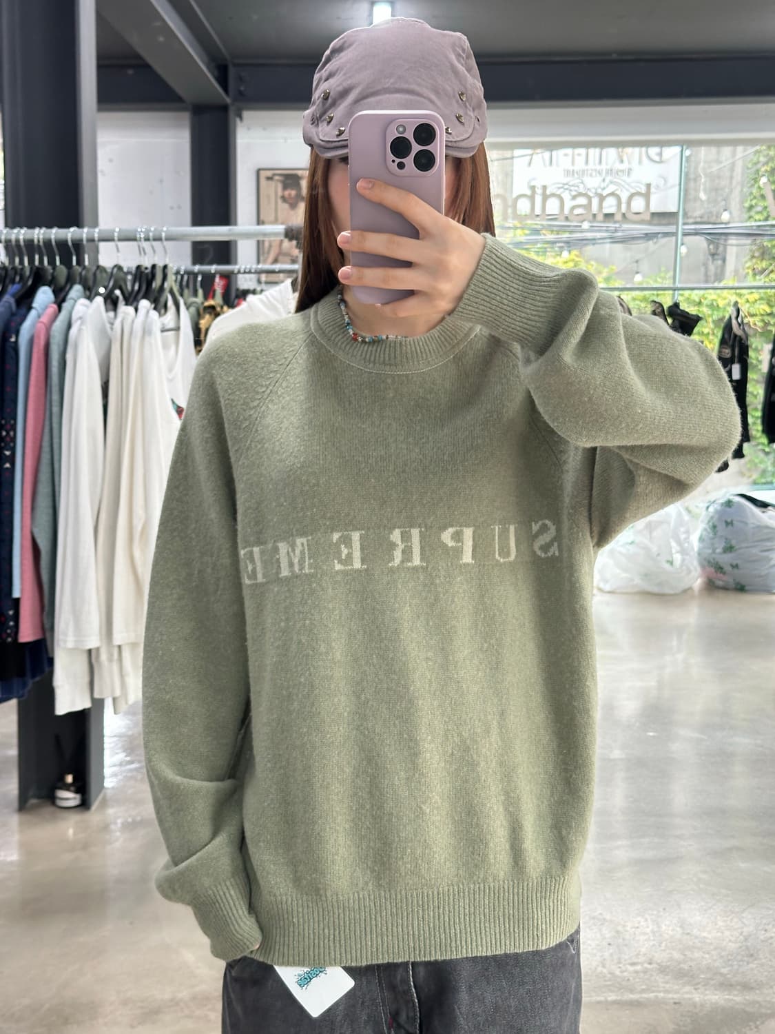슈프림 20AW 스톤 워시드 스웨터  상품이미지1