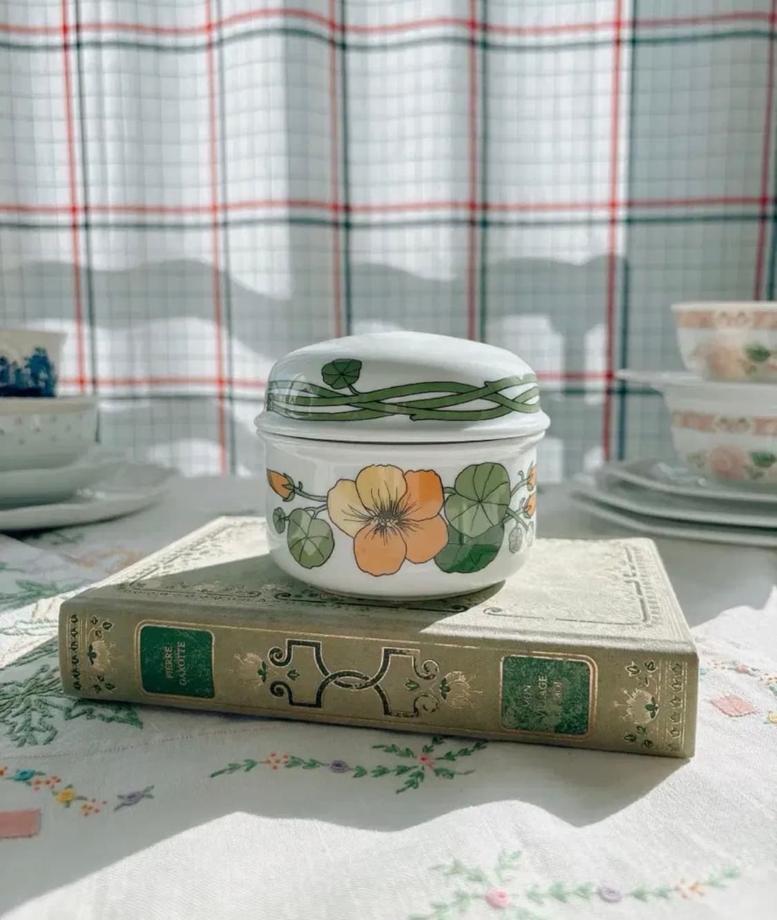 독일 빈티지 토마스 스칸딕 플라워 슈가볼 상품이미지1