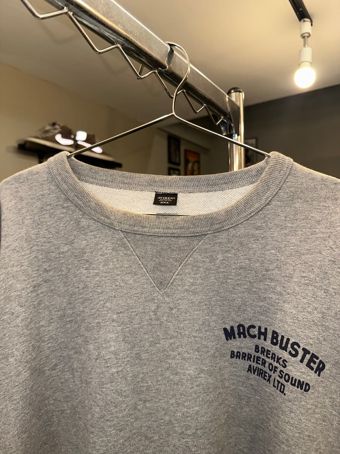 Avirex Mach Buster Glamorous logo sweats 상품이미지5