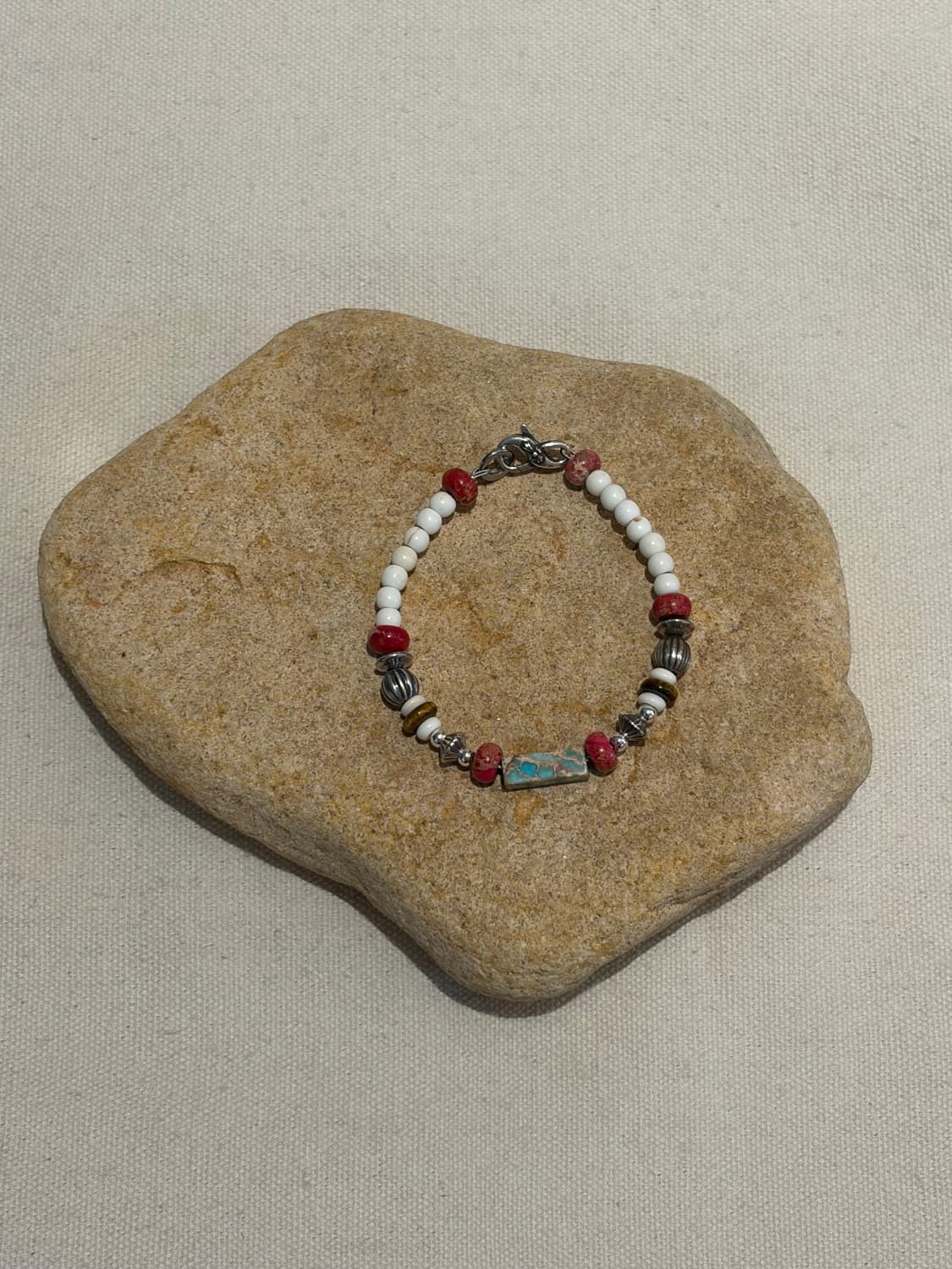 토곰아비 시그니처 믹스 스톤 실버925 팔찌 상품이미지2